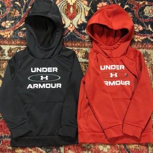 Under Armour lot of 2 youth XS hoodies
